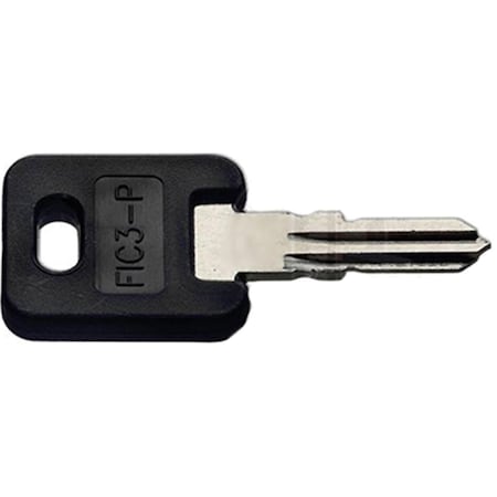 Kaba Ilco Black Plastic Head Vehicle Key, 5PK KA44562
